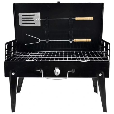 PARRILLA PORTÁTIL PLEGABLE PARA TURISMO - HERRAMIENTAS PARA BARBACOA