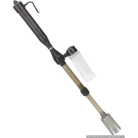 Aspirateur pratique à piles pour aquariums et réservoirs de tortues
