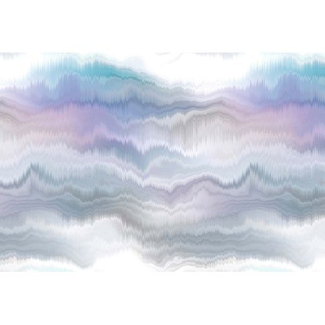 Papier peint panoramique abstrait gris et blanc Tapisserie panoramique salon & angle de mur Papier peint panoramique tendance effet vintage (1/2)