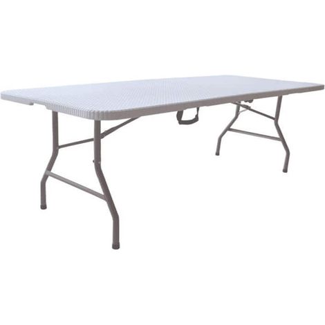 Klapptisch in Stahl und Kunststoff 240x76x74 H cm