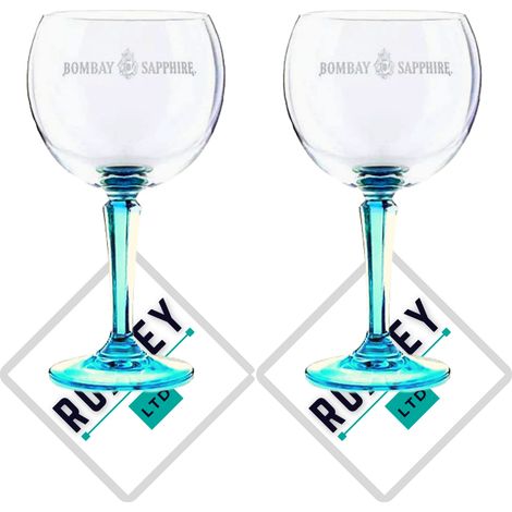 Bombay Sapphire - Lot de 2 verres à gin - Roxley