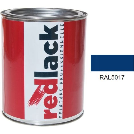 Barattolo da 1L di vernice – RAL 5017 – Blu traffico – lucido – multisupporto – Redlack