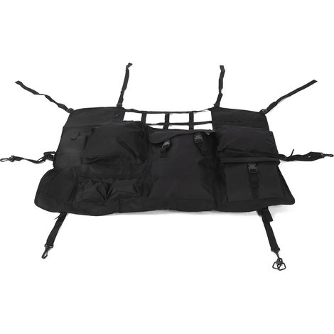 Schwarze Aufbewahrungstasche mit mehreren Fächern für die Rückenlehne des Autositzes, Ersatzzubehör für Wrangler (1/5)