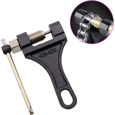 Coupe-chaîne dissolvant de chaîne moto grande chaîne enlèvement outil spécial universel chaîne batteur chaîne décapant moto outils (1/5)