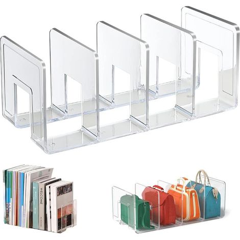 Séparateurs D'étagère en Acrylique Transparent Transparent Séparateurs d'étagère Separateur Etagere (1/3)