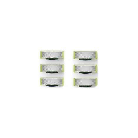 Ersatzklingen für OneBlade-Rasierer und -Trimmer – robuste Edelstahlklingen, ideal zum Rasieren, Schneiden und Stylen des Bartes – 6er-Pack