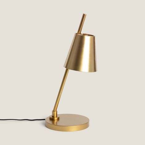 Lámpara de Mesa Metal Bardney Dorado