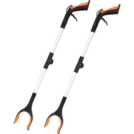 Lot de 2 pinces de collecte des déchets, pour une utilisation pratique en entretien, réparation et bricolage.-AquaForge (1/5)