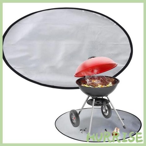 Garosa Tapis de foyer Protecteur De Terrasse Pour Grill Rond Résistant à La Chaleur Pour Feu De Camp E jardin ustensile 40 pouces (1/5)