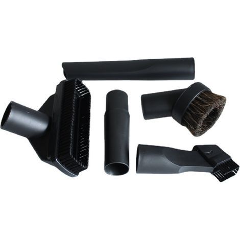 Ensemble d'accessoires pour aspirateur version japonaise (ensemble de cinq pièces) : embout, brosse plate, brosse ronde, aspirateur pour canapé, brosse combinée, petits accessoires. (1/5)