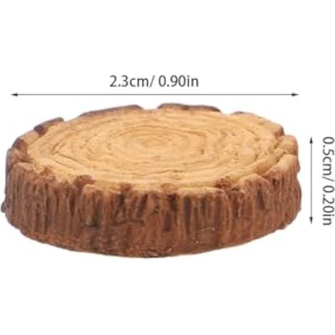 Lot de 20 mini pierres de marche pour bonsaï en résine de 2,3 cm - Décoration de jardin féérique et aménagement paysager extérieur (1/5)