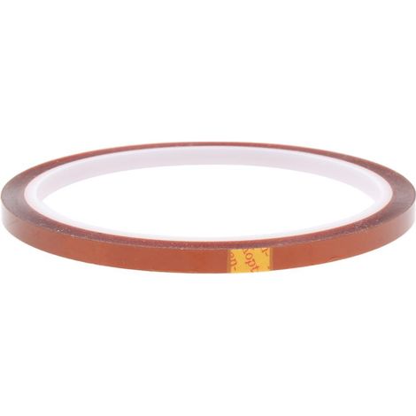 Ruban kapton résistant à la chaleur et à haute température marron pour largeur électrique 5mm (1/5)