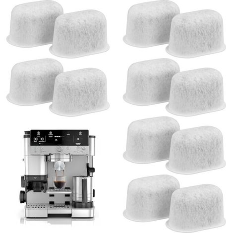 Für das Ninja Luxe Cafe 12-teilige Wasserfilterset: Aktivkohle-Wasserfilter zur Reduzierung von Kalk- und Mineralablagerungen. (1/4)