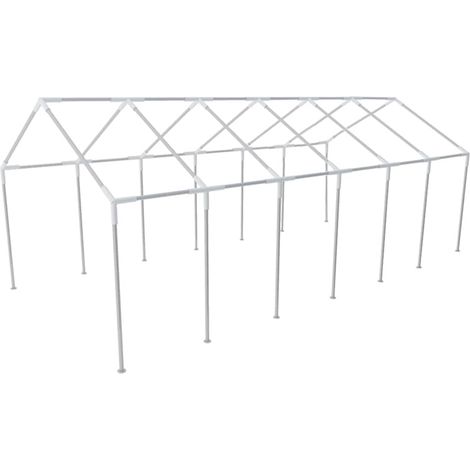 vidaXL Cadre en acier pour tente de réception de 12x6 m (1/3)