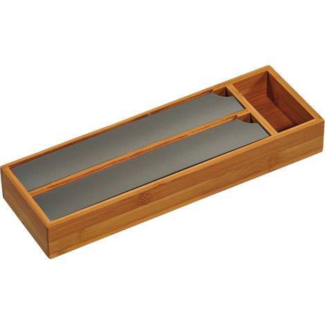 Folienspender für die Schublade, Schubladenorganizer, Küchenzubehör, Bambus FSC