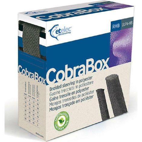 Etelec cobrabox  6 guaina trecciata dispenser cb2006