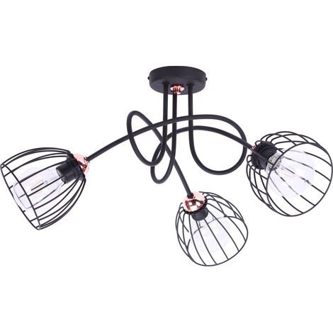 Plafonnier Loft Suspension Métal E27 LED (1/5)