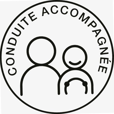 Panneau conduite accompagnée