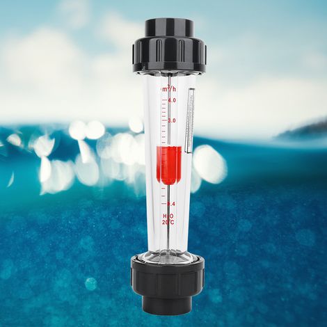 Débitmètre pour tuyaux en plastique LZS-32(D) destiné aux liquides, plage de mesure du débit d'eau : 0,4–4 m³/min (1/5)