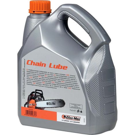 Oleo-Mac 3555010 CHAIN LUBE Olio per Catena Seghe a Catena Biodegradabile 5 L