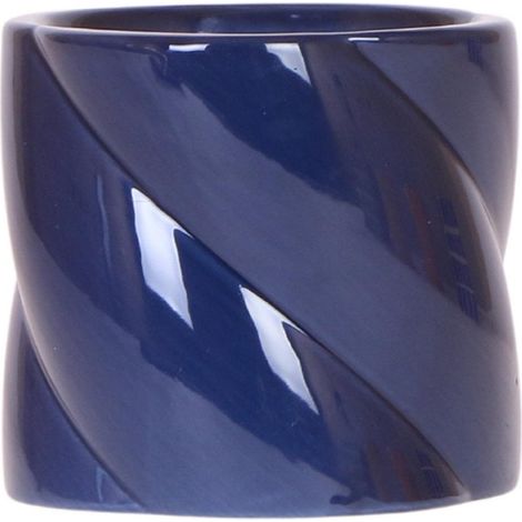 Cache-pot Décoratif Candy pour Petites Plantes et Fleurs Bleu Ø 9 cm - Décoration Intérieure - PANGIVO (1/4)