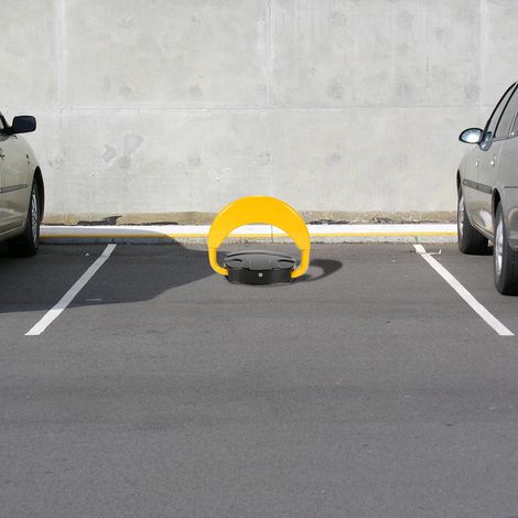 Randaco Barrière de parking Poteau de barrage Barrière électrique rabattable avec télécommande