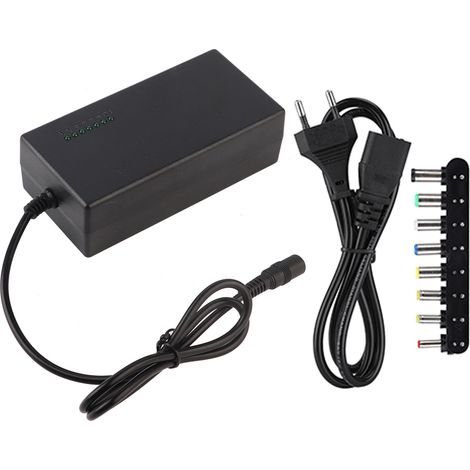 Adaptateur Secteur 12-24V 96W 7 Vitesses Commutateur d'Alimentation 100-240V UE