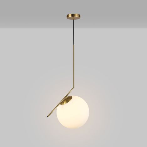 Suspension boule en verre 'HERMI 280' - E27 - Ø 28cm