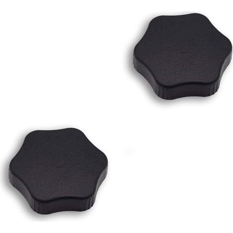 Lot de 2 poignées réglage dossier siège avant - Compatible Clio III Modus 2005-2014 - Plastique noir robuste - Gauche et Droite (1/5)