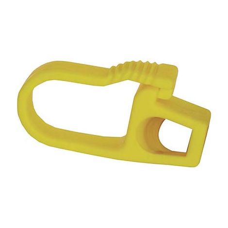 GANCIO PLASTICA X CORDA ELASTICA - MM 8 CF=PZ 10- 5 confezioni
