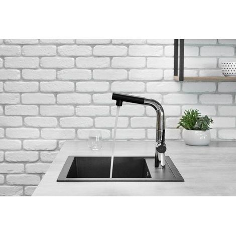 KFA Mungo batería de cocina cromo y negro mate