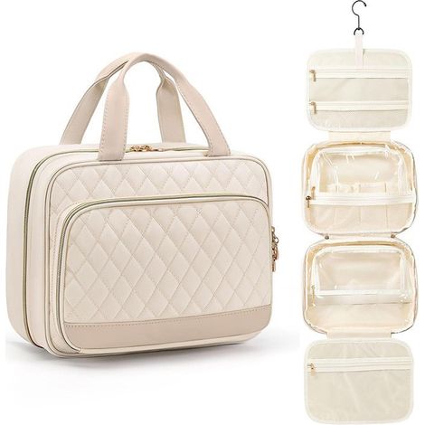 sac portable voyage ge voyage pour femme, organisateur toilette suspendu sac rangement cosmétique po (1/5)