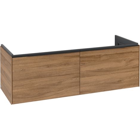 Villeroy & Boch Subway 3.0 armoire sous lavabo, 2 tiroirs, lavabo