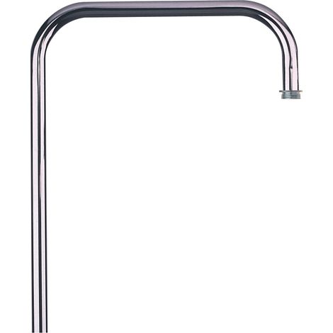 Valentin – Colonne de douche encastrée laiton chrome – Hauteur 1100mm – Largeur 250mm – Filetage mâle 1/2 – Pommeau diamètre 16mm