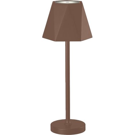 LUMETTO TOUCH FIJI CORTEN IP54  3000K 240LM 3W TOUCH DIMMERABILE (1/4)