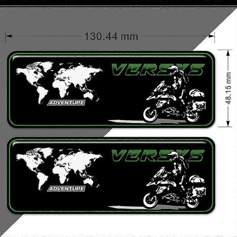Pour Kawasaki Versys 300 400 650 1000 Versys-x 250 : Kit de protection de réservoir, pare-brise, autocollants pour genoux, déflecteur de vent (2 pièces) - VERSYS (1/5)