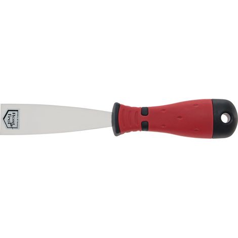 Spatule de peintre Série 2K, avec manche bicomp. largeur 40 mm affûtage conique acier inoxydable inox. (1/2)