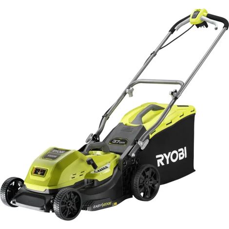 Ryobi – Tondeuse électrique filaire 1500W – Largeur de coupe 37 cm – Bac de ramassage 45L – Fonction mulching – Réglage hauteur de coupe 5 positions