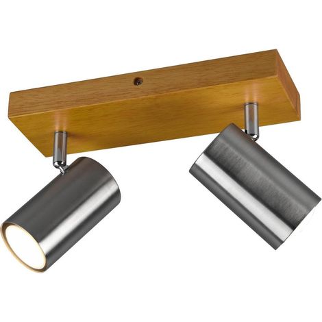 Spot da Interno a Led in Metallo Nickel Opaco