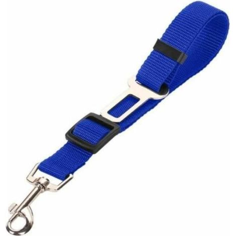 Ceinture de sécurité - Bleu - Réglable - Pour Chien - Laisse d'attache Auto (1/4)
