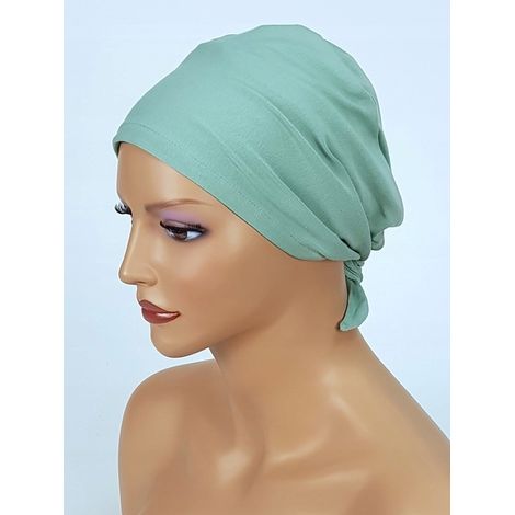 Aga Mint Damen-Kopftuch aus Bambusturban, auch nach der Chemotherapie (1/4)