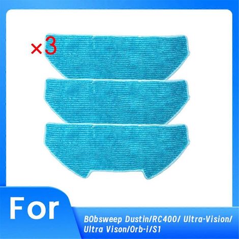 Lot de 3 lingettes de rechange pour balai Bobsweep Dustin/RC400 (1/5)