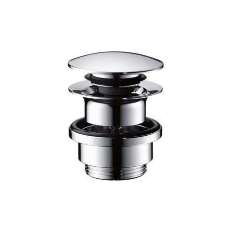 hansgrohe AXOR Ablaufventil, Push-Open, mit Überlaufloch, (1/3)