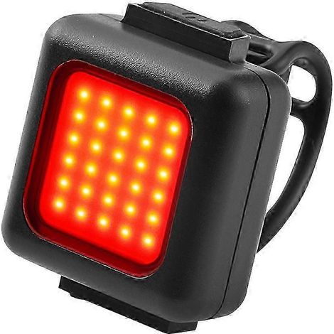 Porte-bagages LED étanche pour VTT, feu arrière réfléchissant pour vélo de route et sécurité nocturne (1/5)