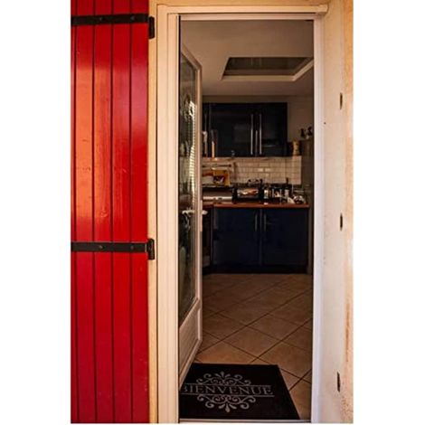 Porte Moustiquaire Enrouleur Automatique 140 x 225 cm Blanche (1/2)