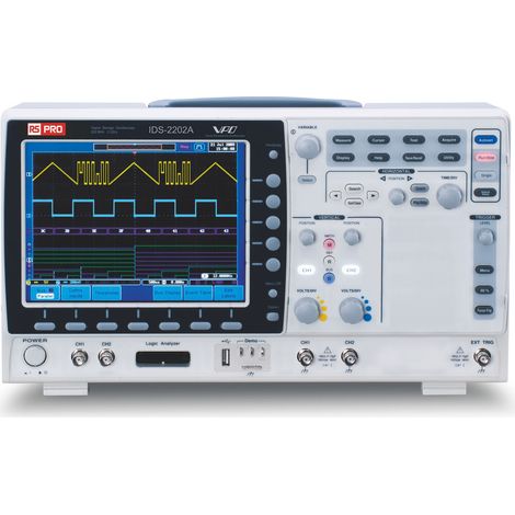 Oscilloscope De table RS PRO, 2 voies, 200MHz ( Prix pour 1 ) (1/2)