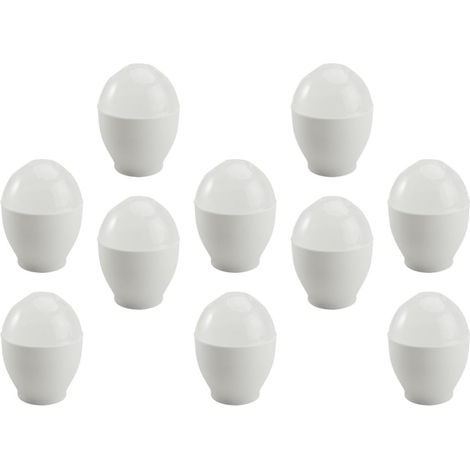à œufs pour micro ondes lot de 10 en polypropylène (1/5)