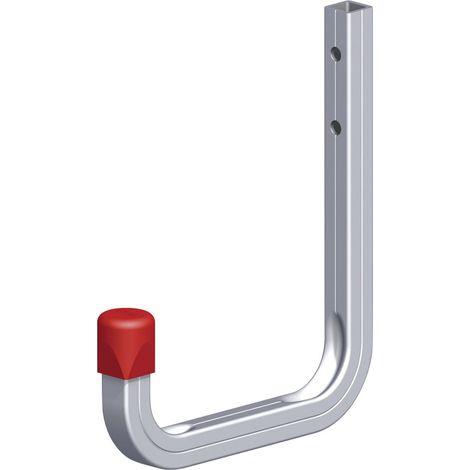 alfer Wandhaken Typ 4 T 11,5 x H 14 cm, Aluminium blank Haken Universalhaken