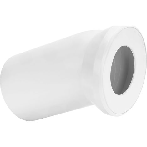 Coude de raccordement WC 22,5 degrés 3813 po DN100 x 150 mm plastique beige