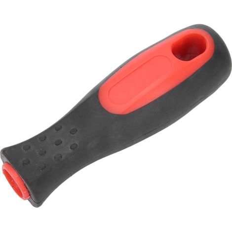 Lime à fer à cheval ergonomique en plastique avec manche en acier et poignée antidérapante, grande taille bicolore. (1/5)